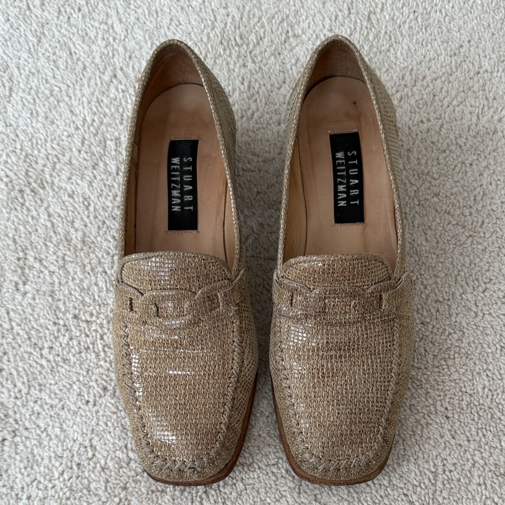 Stewart Weitzman Heeled Loafers Size 8